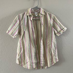 Women’s striped button down